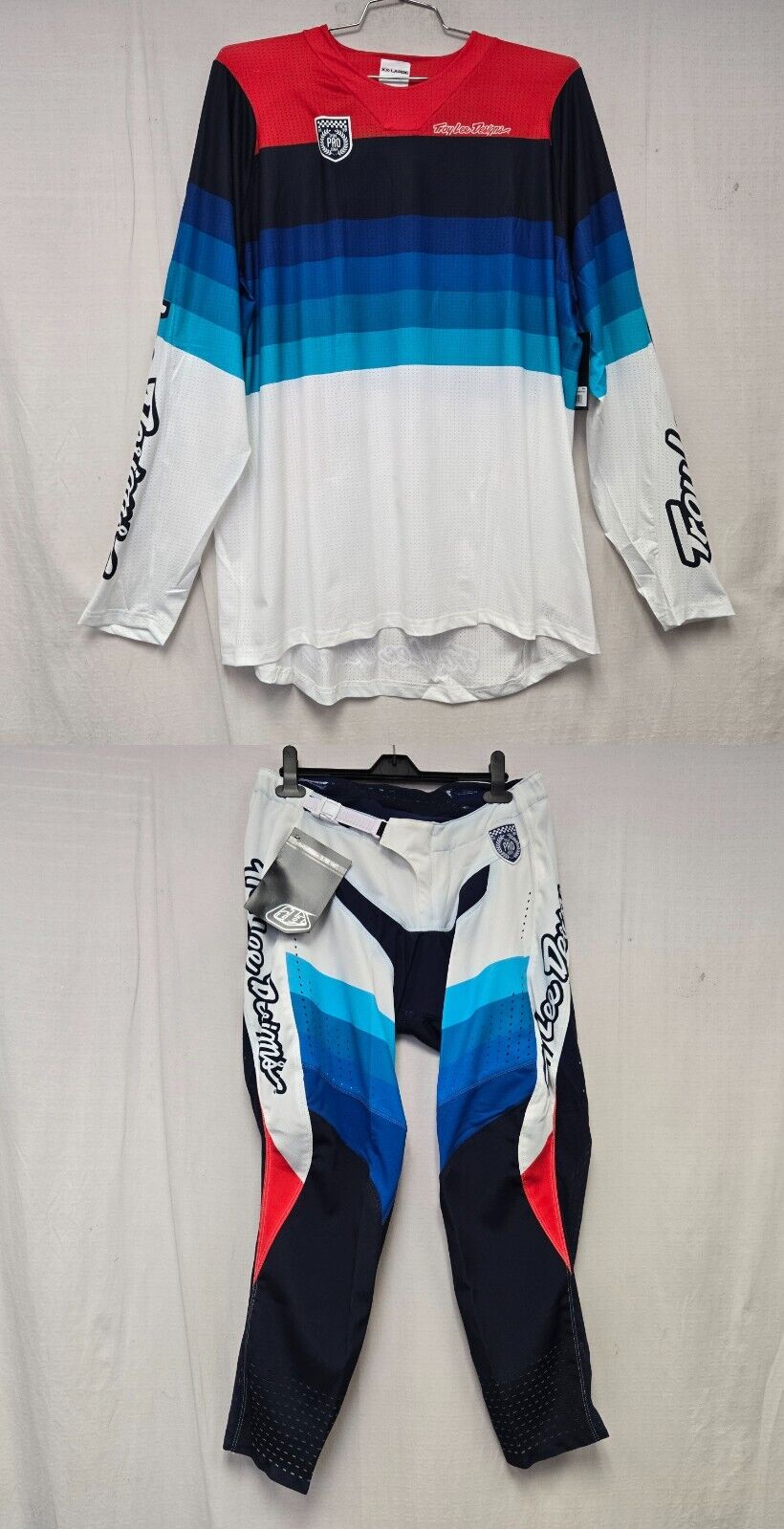 Troy Lee Designs SE Pro Mirage Jersey & Pant Combo Set White