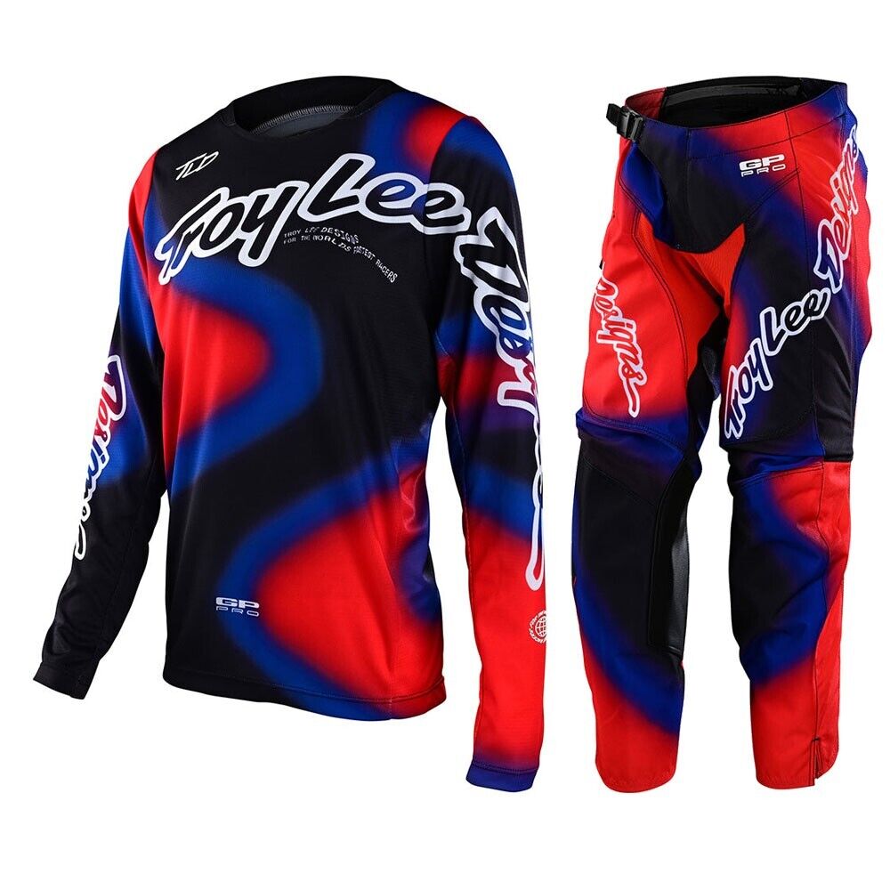 Troy Lee Designs Youth GP Pro Lucid Jersey & Pant Combo Set Black/Red