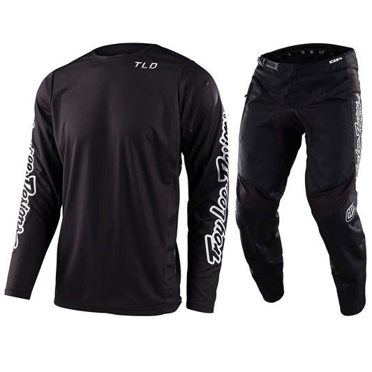 Troy Lee Designs GP Pro Mono Jersey & Pant Combo Set Black