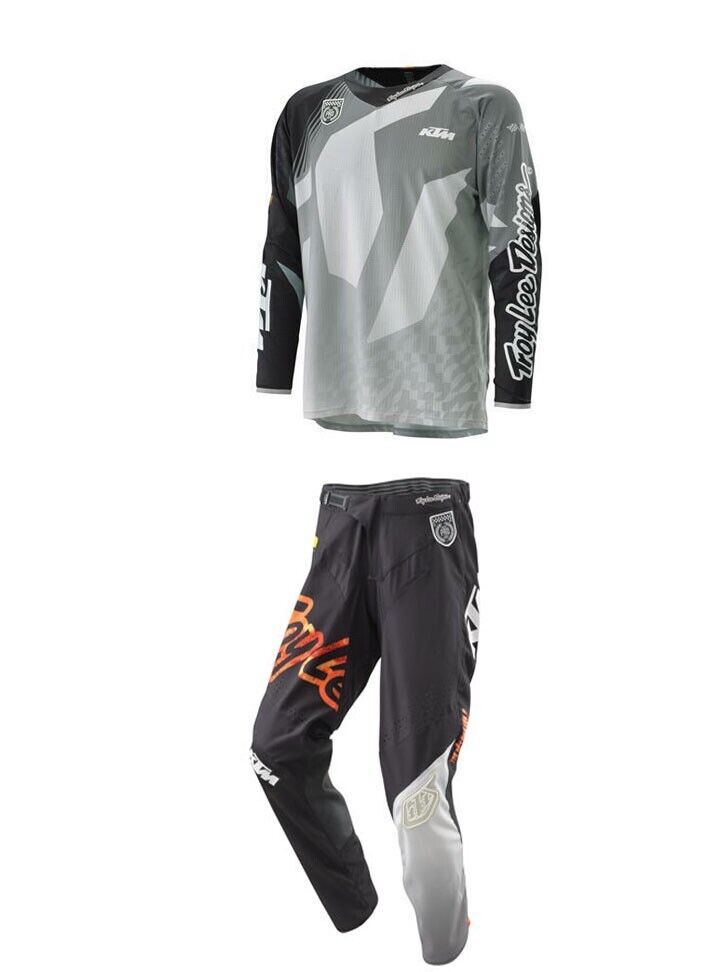 Troy Lee Designs SE Slash KTM Jersey & Pant Combo Set Black/Grey