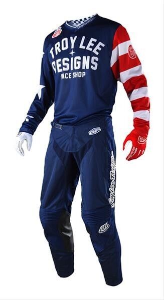 Troy Lee Designs GP Air Americana Jersey & Pant Combo Set Blue