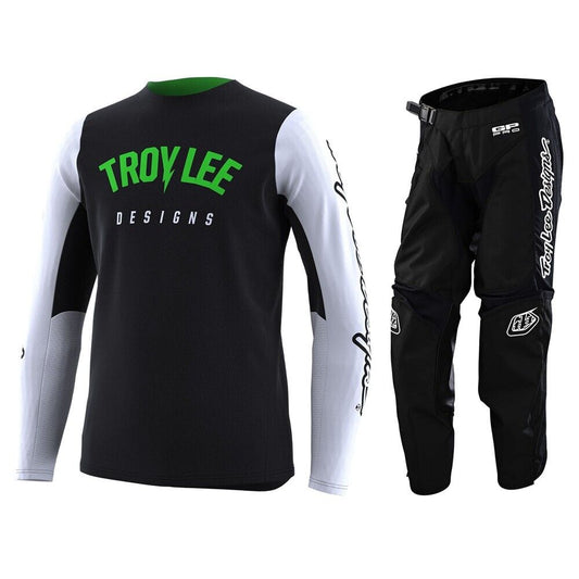 Troy Lee Designs Youth GP Pro Boltz Jersey & Pant Combo Set Black/White