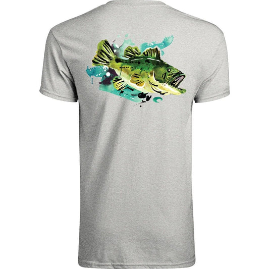 Costa Splash Bass Tee - Heather Grey