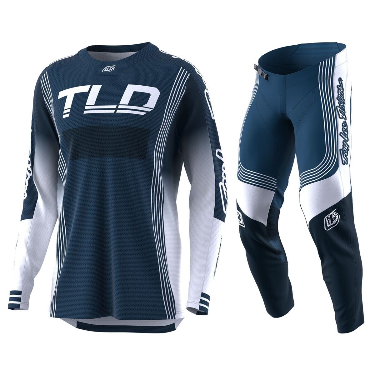 Troy Lee Designs GP Air Rhythm Jersey & Pant Combo Set Slate Blue