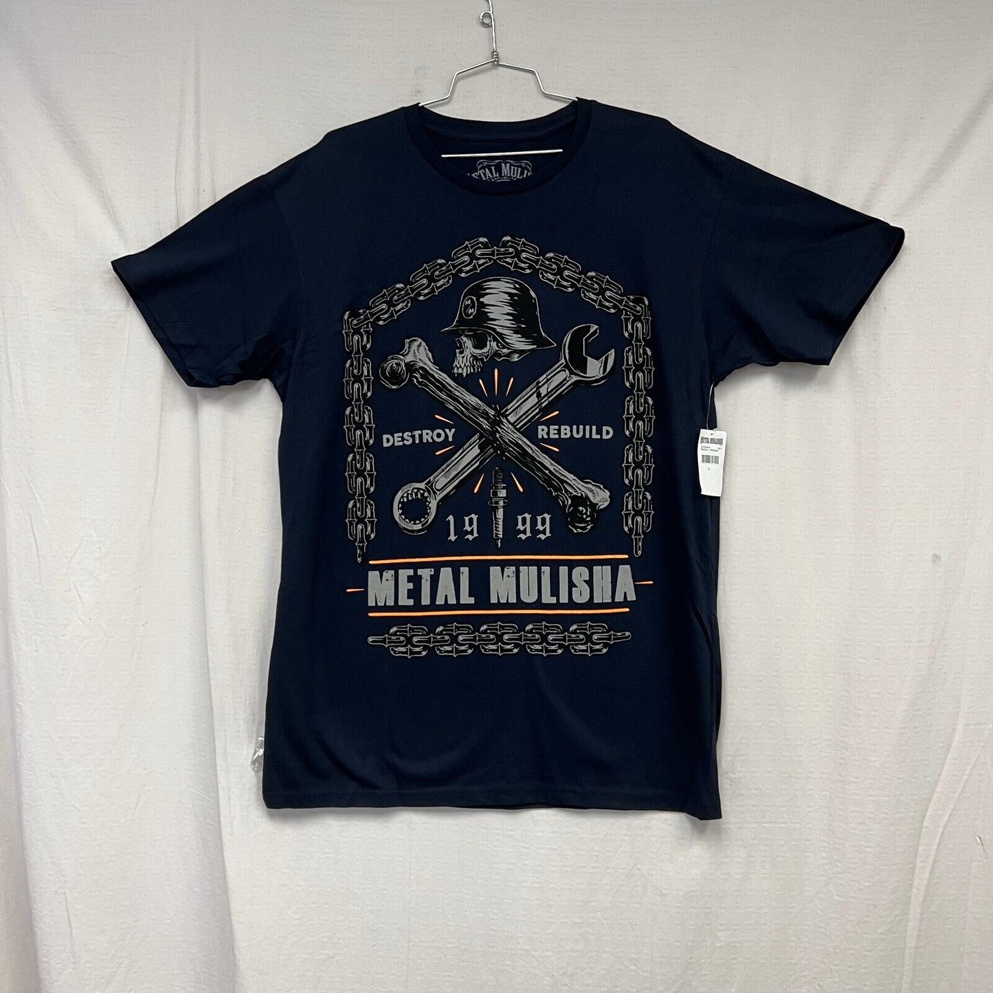 Metal Mulisha Rebuild Tee - Navy Blue