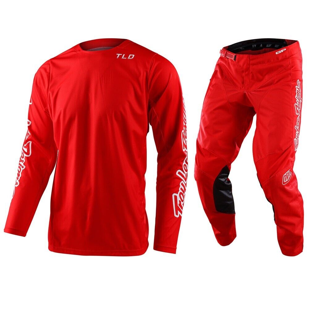 Troy Lee Designs GP Pro Mono Jersey & Pant Combo Set Red