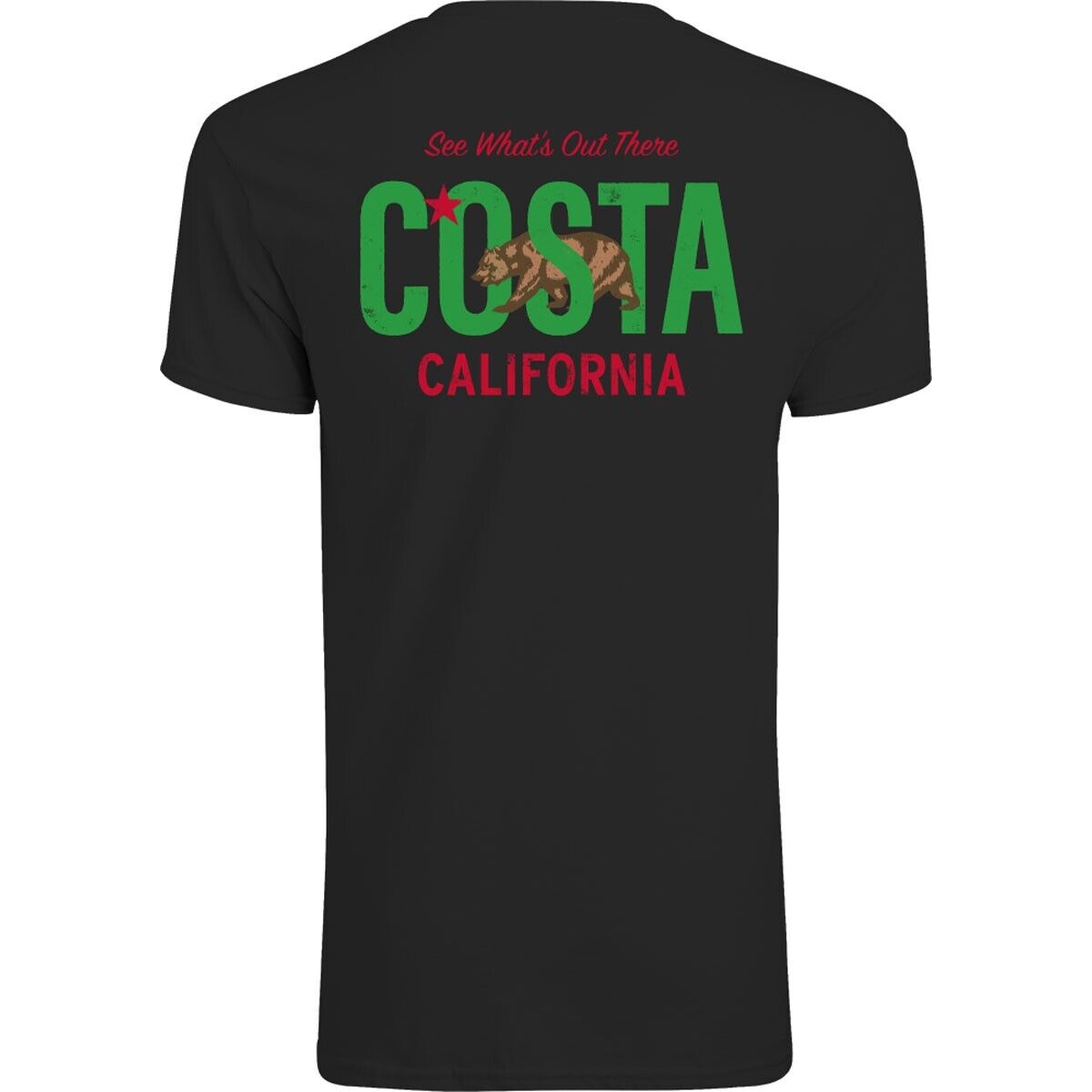 Costa State of California Tee - Black