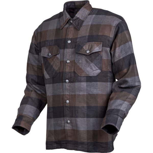 Scorpion EXO Covert Moto Flannel - Black/Brown/Grey