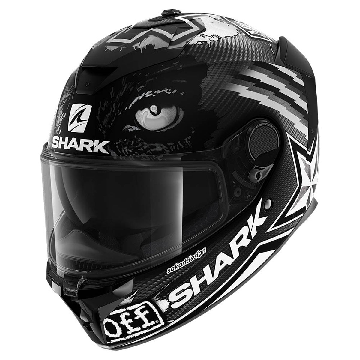 Shark Spartan GT Carbon Redding Helmet - Matte Black