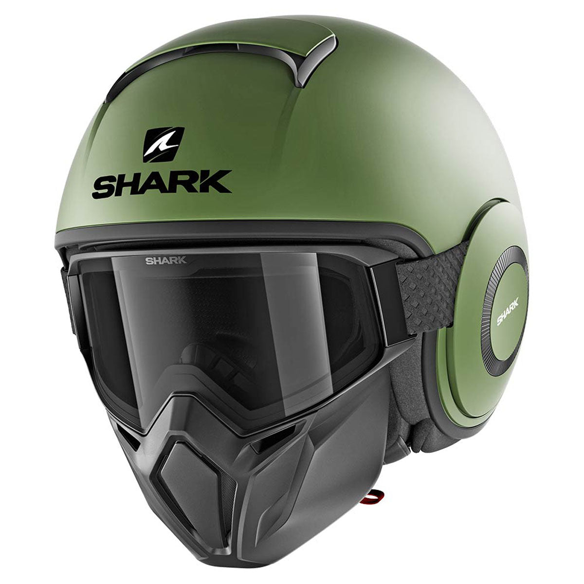 Shark Street Drak Helmet - Matte Green