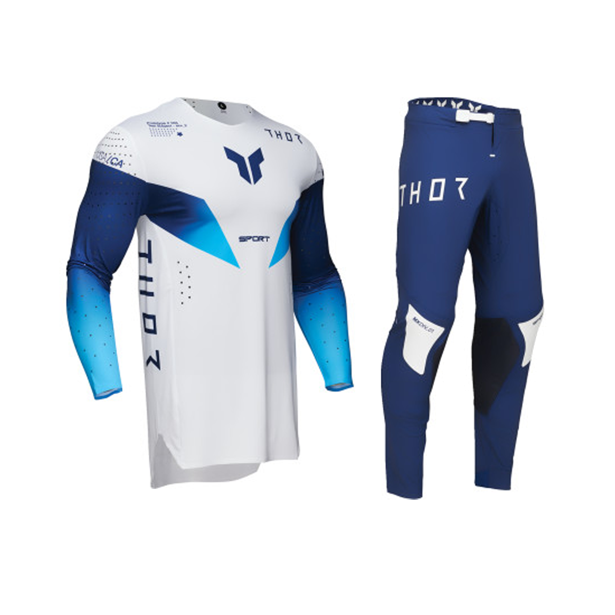 Thor Sportmode Strike Gear Set / Jersey Pant combo - Navy