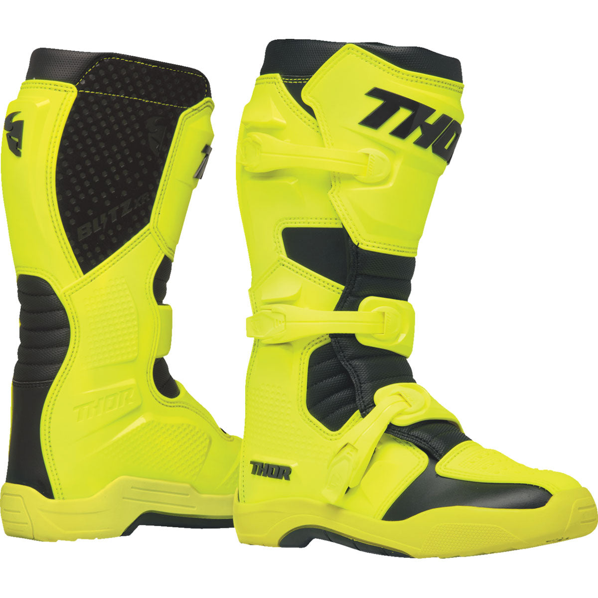 Thor Blitz XR Boots - Acid/Black