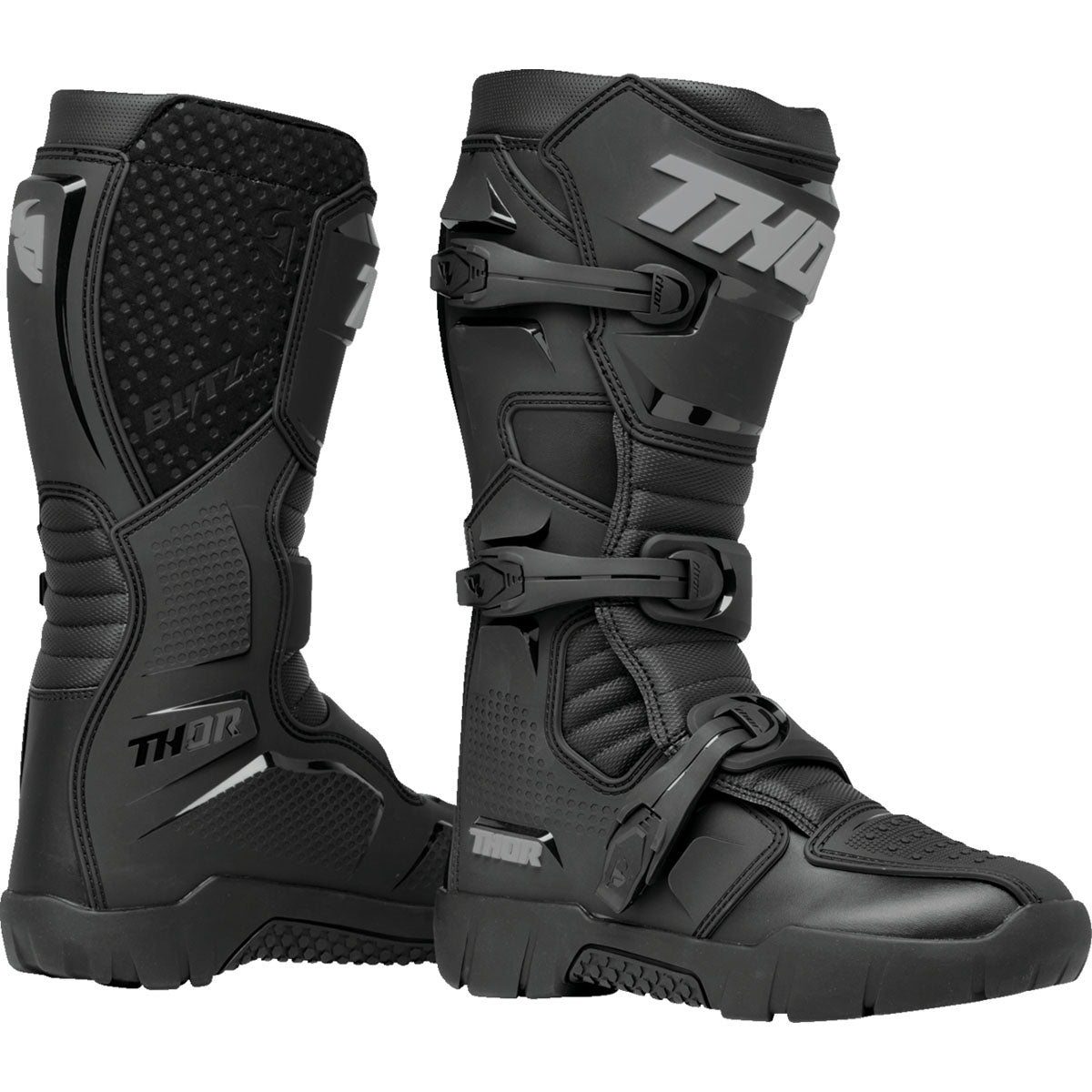 Thor Blitz XR Trail Boots - Black/Gray