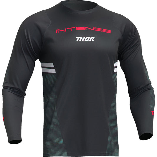 Thor Intense Assist Berm Long-Sleeve Jersey - Black/Camo