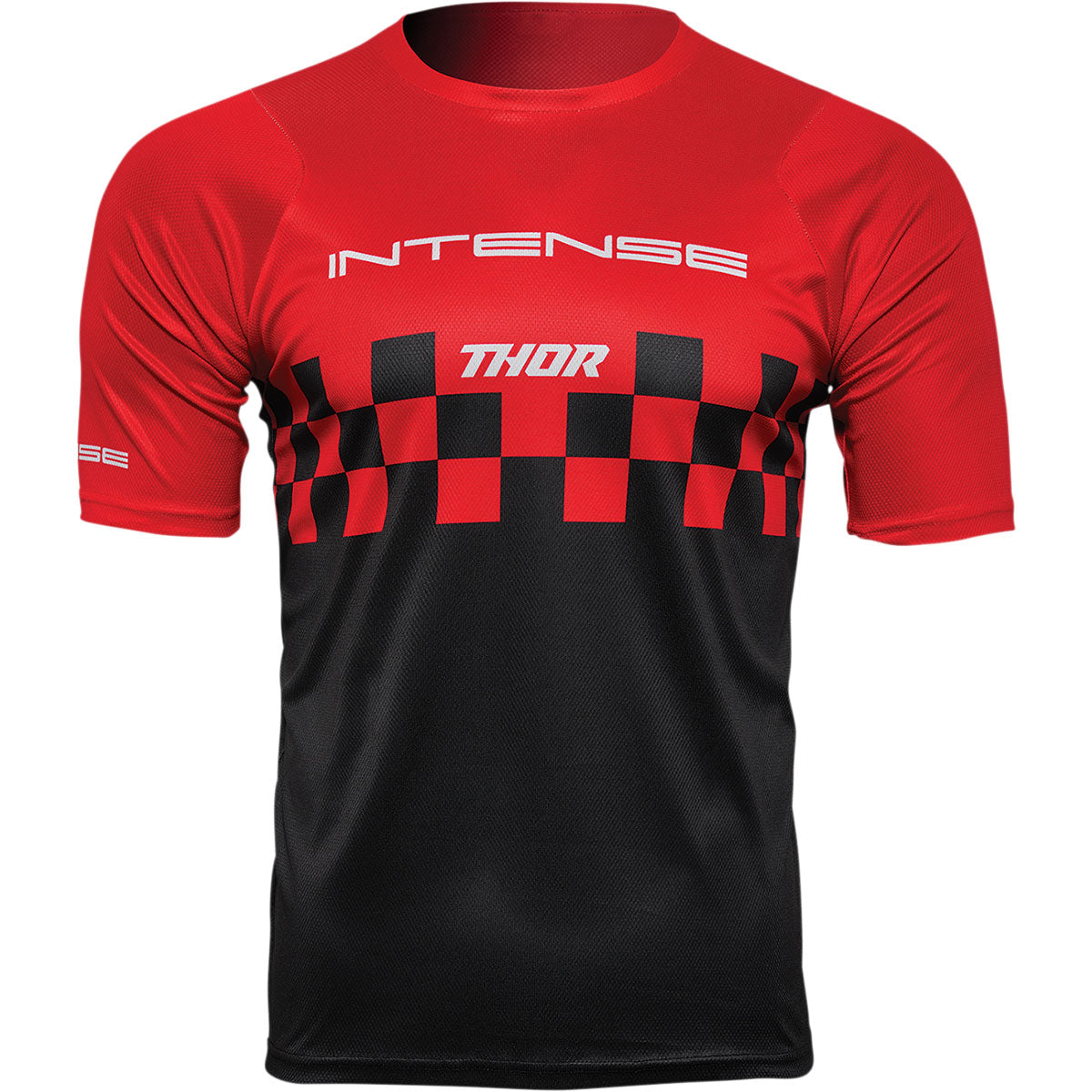 Thor Intense Assist Chex Short-Sleeve Jersey - Red/Black