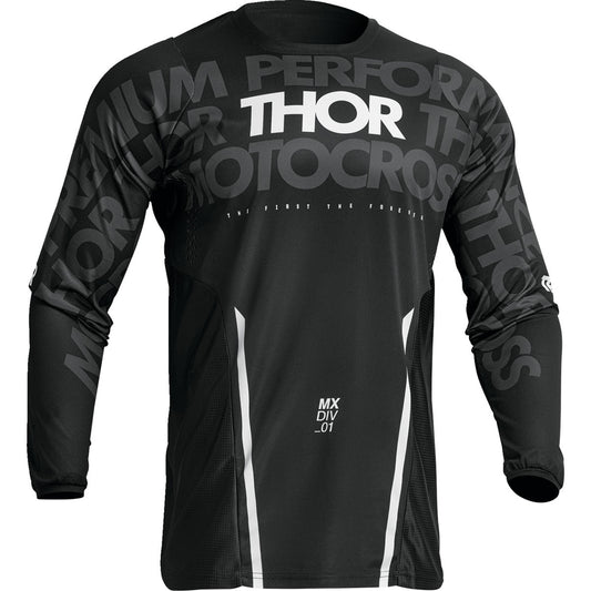 Thor Pulse Mono Jersey - Black/White