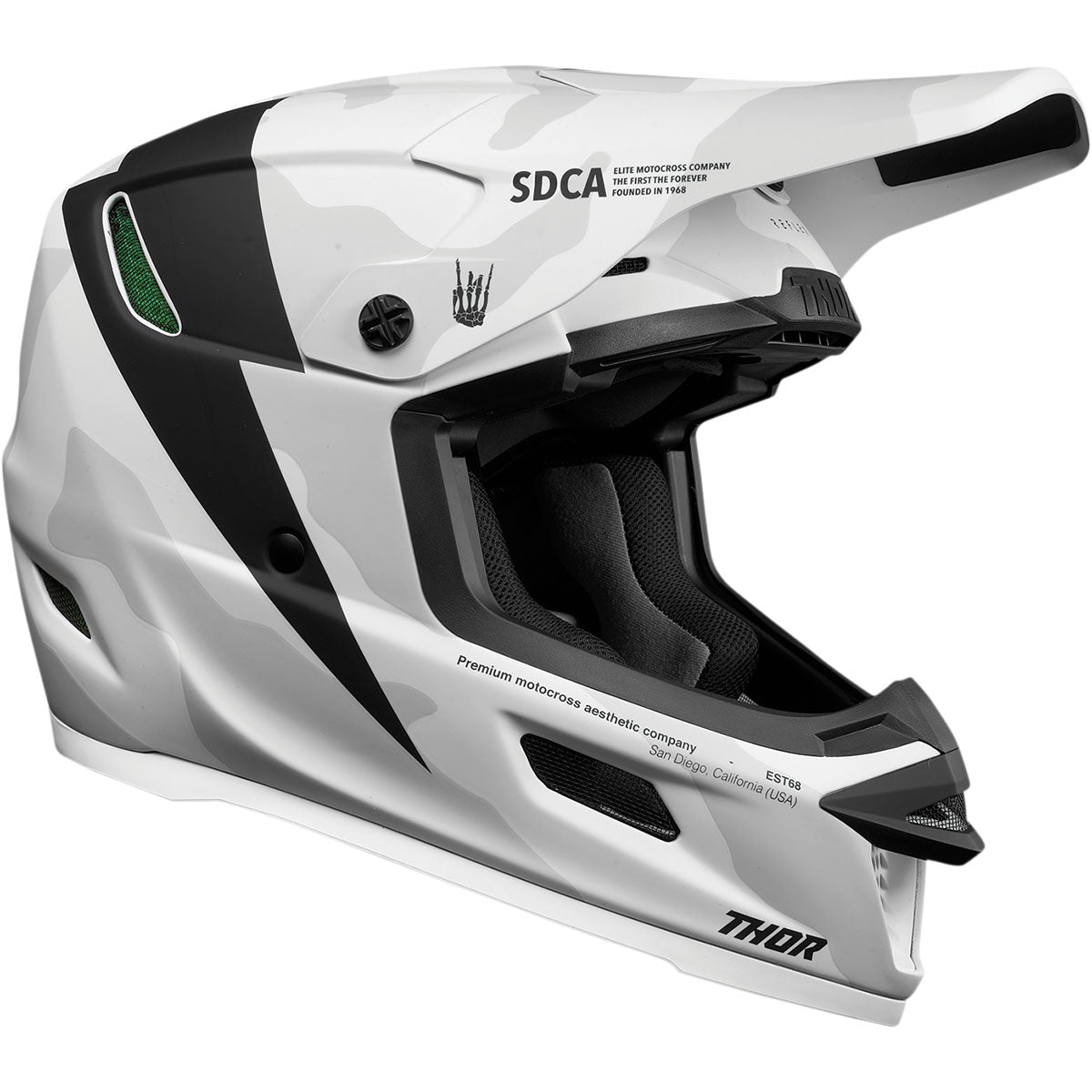 Thor Reflex MIPS Cast Helmet CLOSEOUT - White/Black