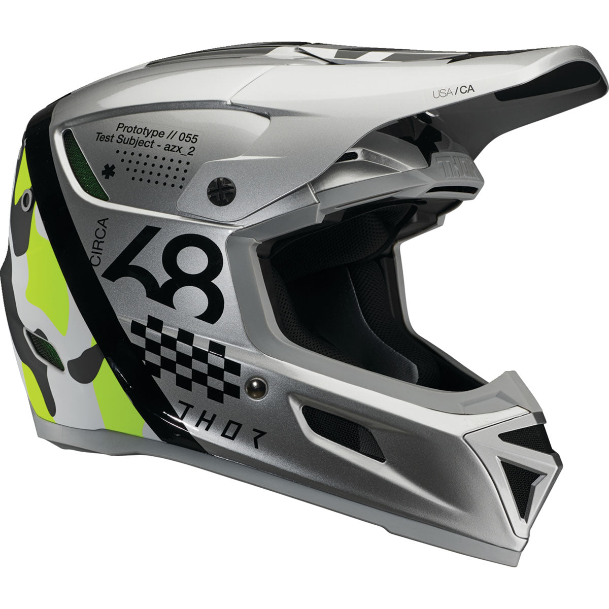 Thor Reflex Sport MIPS Riot Helmet - Gray/Acid