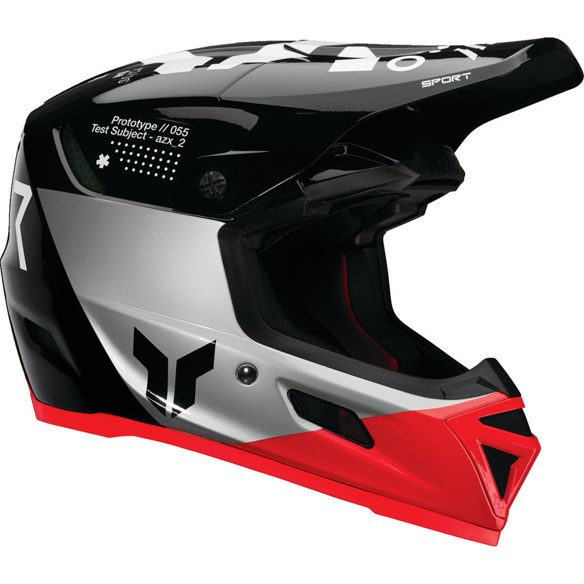 Thor Reflex Sport MIPS Strike Helmet - Black/Red