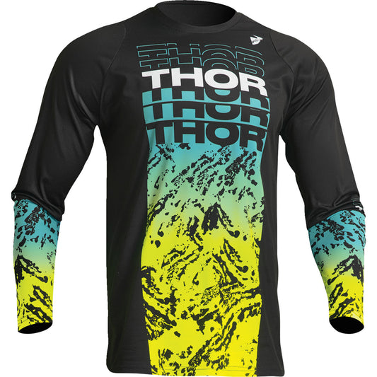 Thor Sector Atlas Jersey - Black/Teal