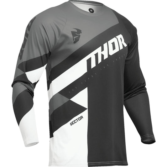 Thor Sector Checker Jersey - Black/Gray