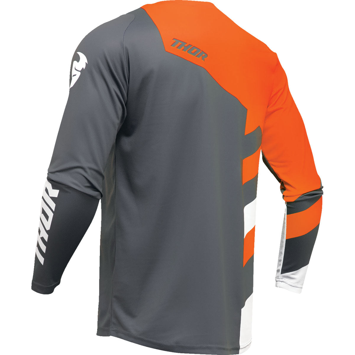 Thor Sector Checker Jersey - Charcoal/Orange