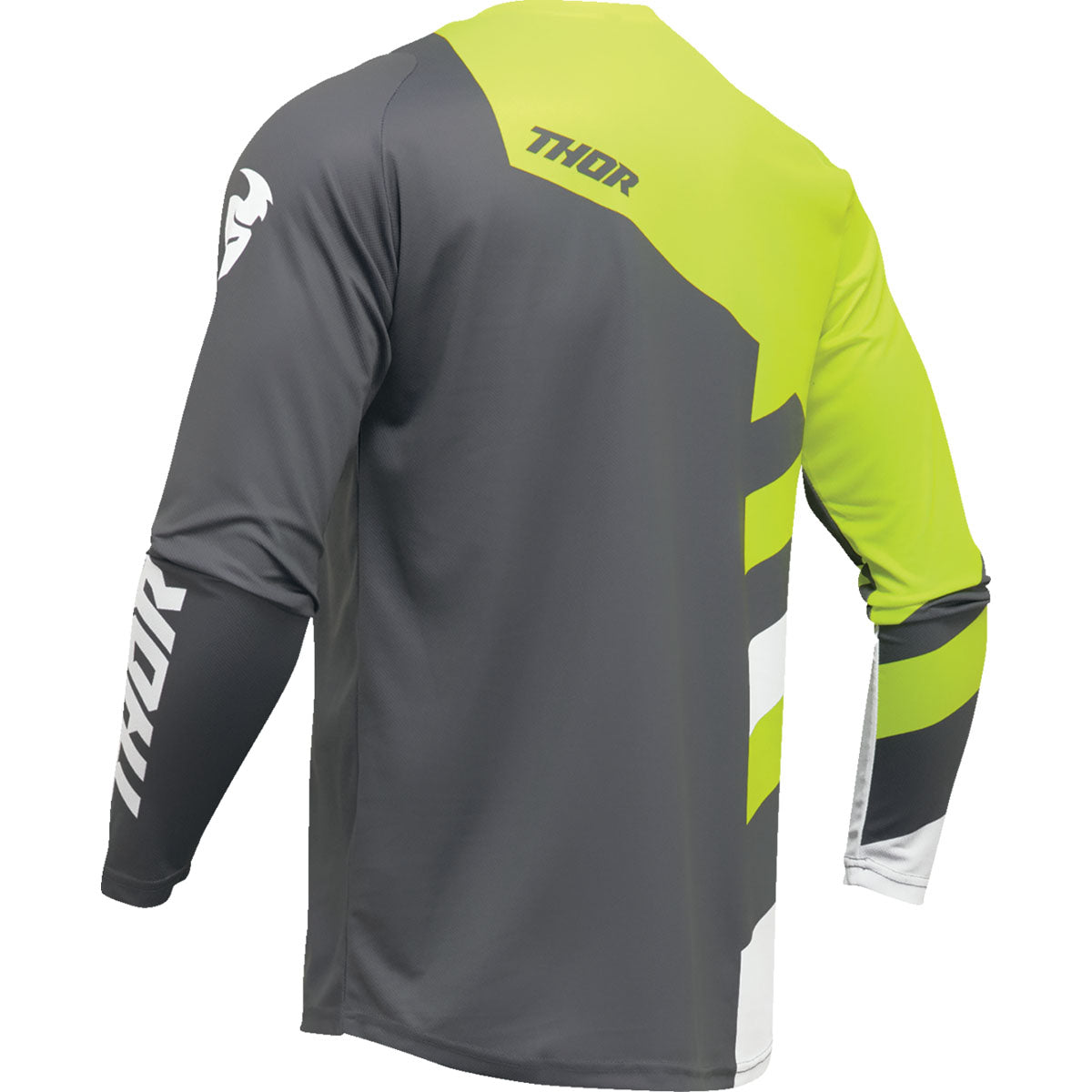 Thor Sector Checker Jersey - Gray/Acid