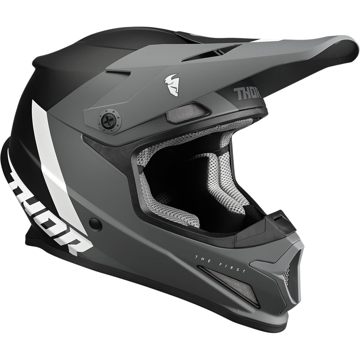 Thor Sector Chev Helmet CLOSEOUT - Gray/Black