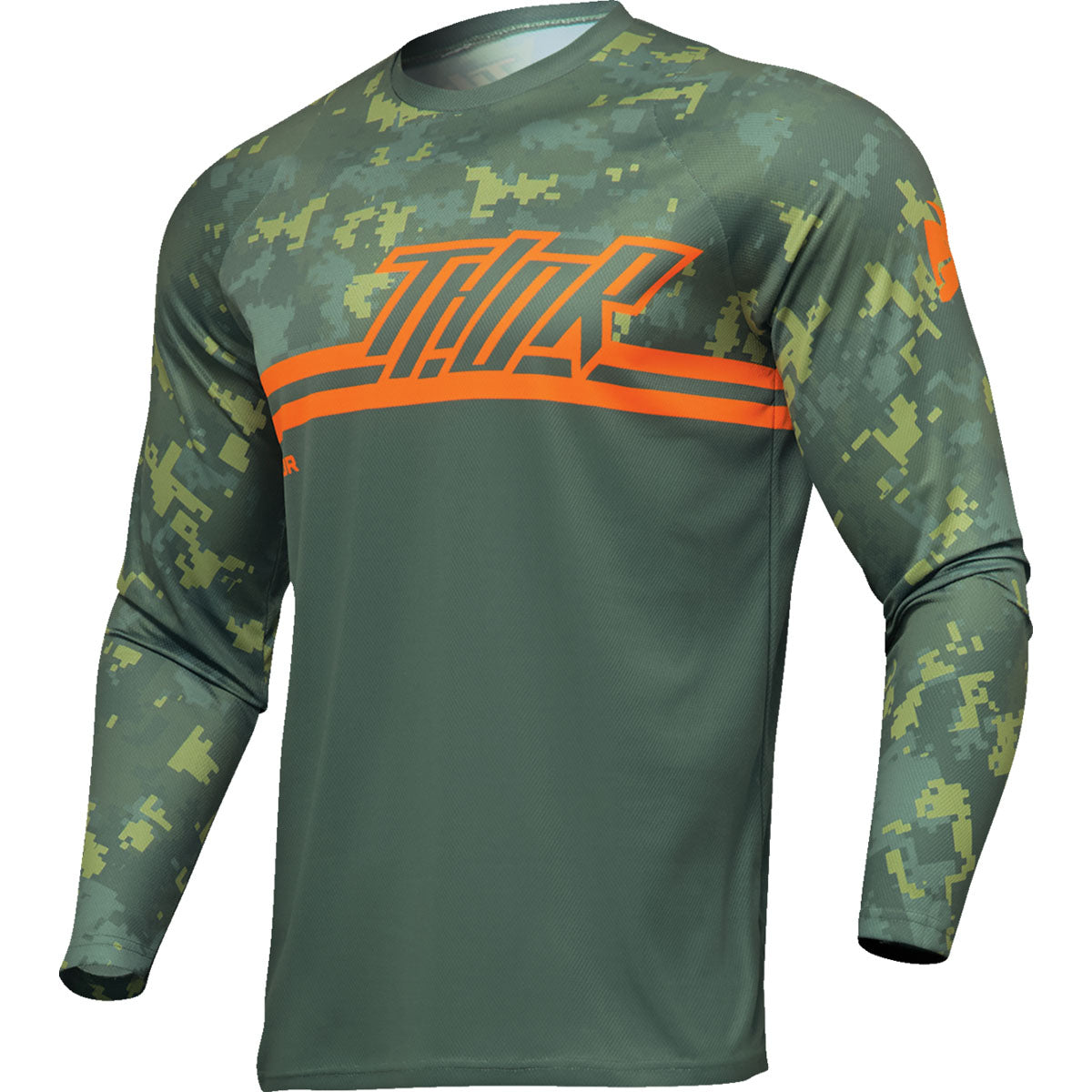 Thor Sector DIGI Jersey - Forest Green/Camo