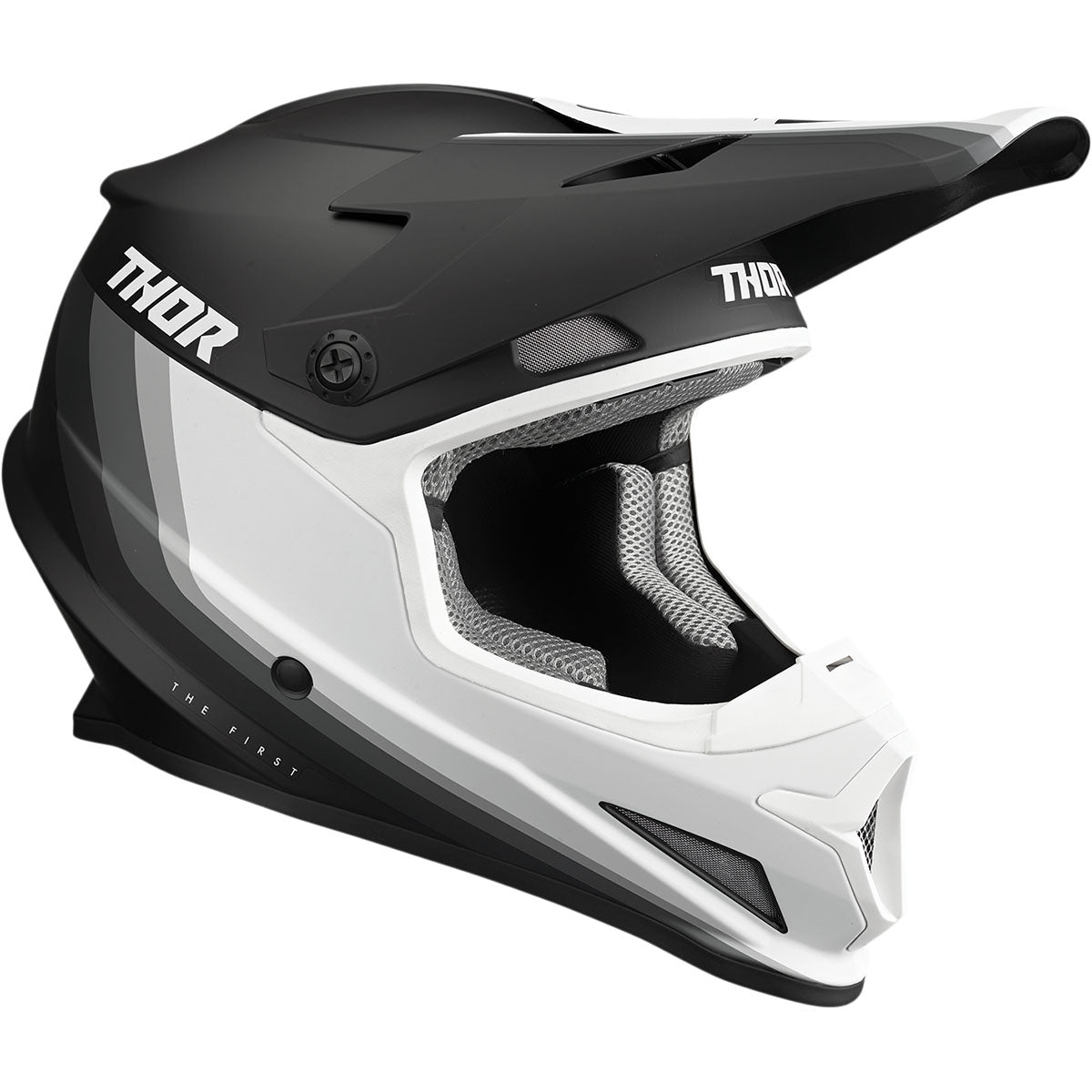 Thor Sector MIPS Runner Helmet CLOSEOUT - Black/White