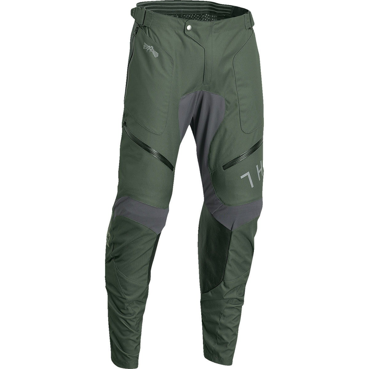 Thor Terrain In-the-Boot Pants - Army Green/Charcoal