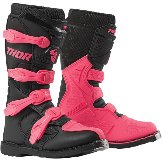 Thor Womens Blitz XP Boots - Black/Pink