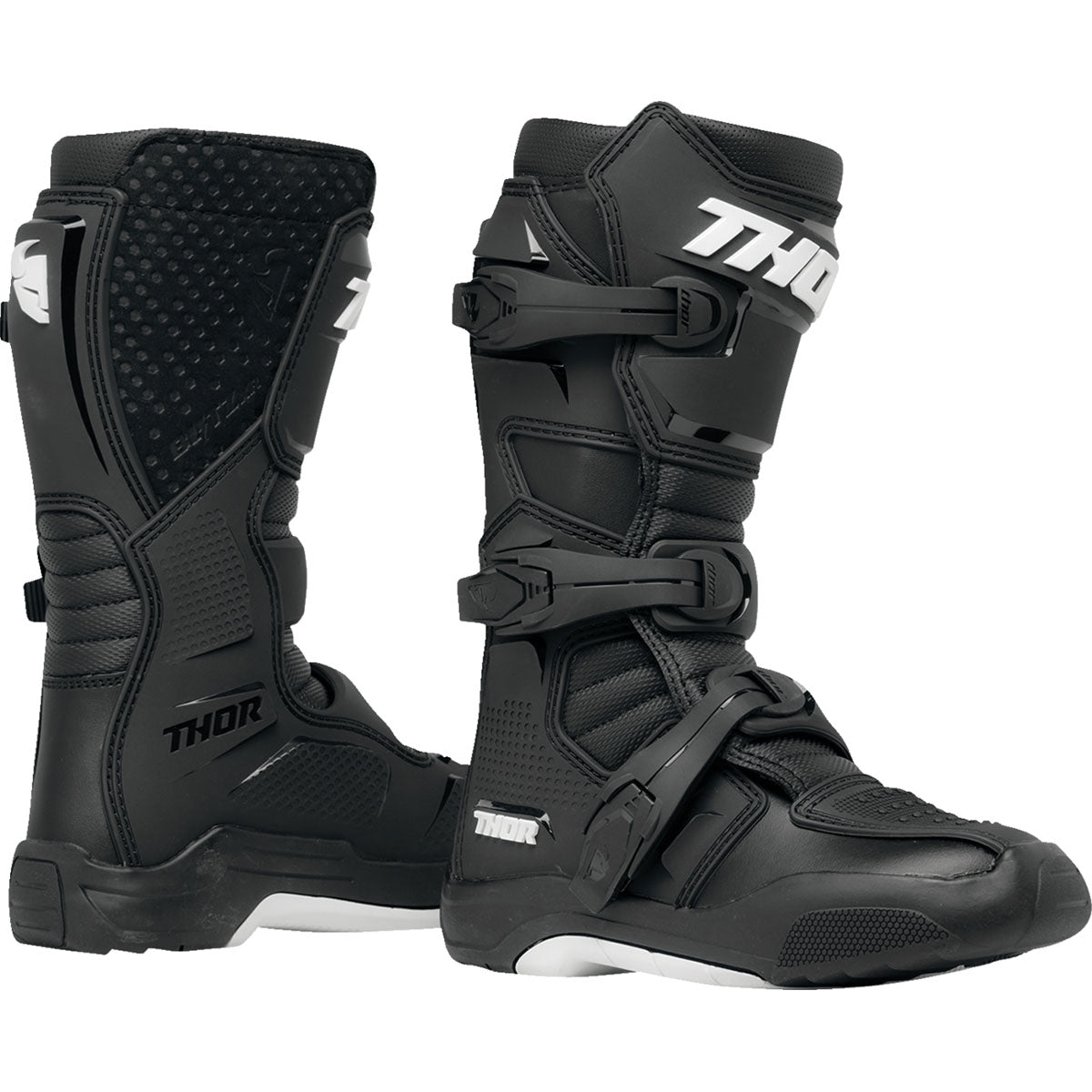 Thor Youth Blitz XR Boots - Black/White