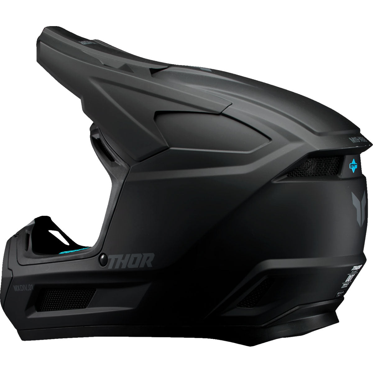 Thor Youth Fleet Blackout Helmet - Blackout