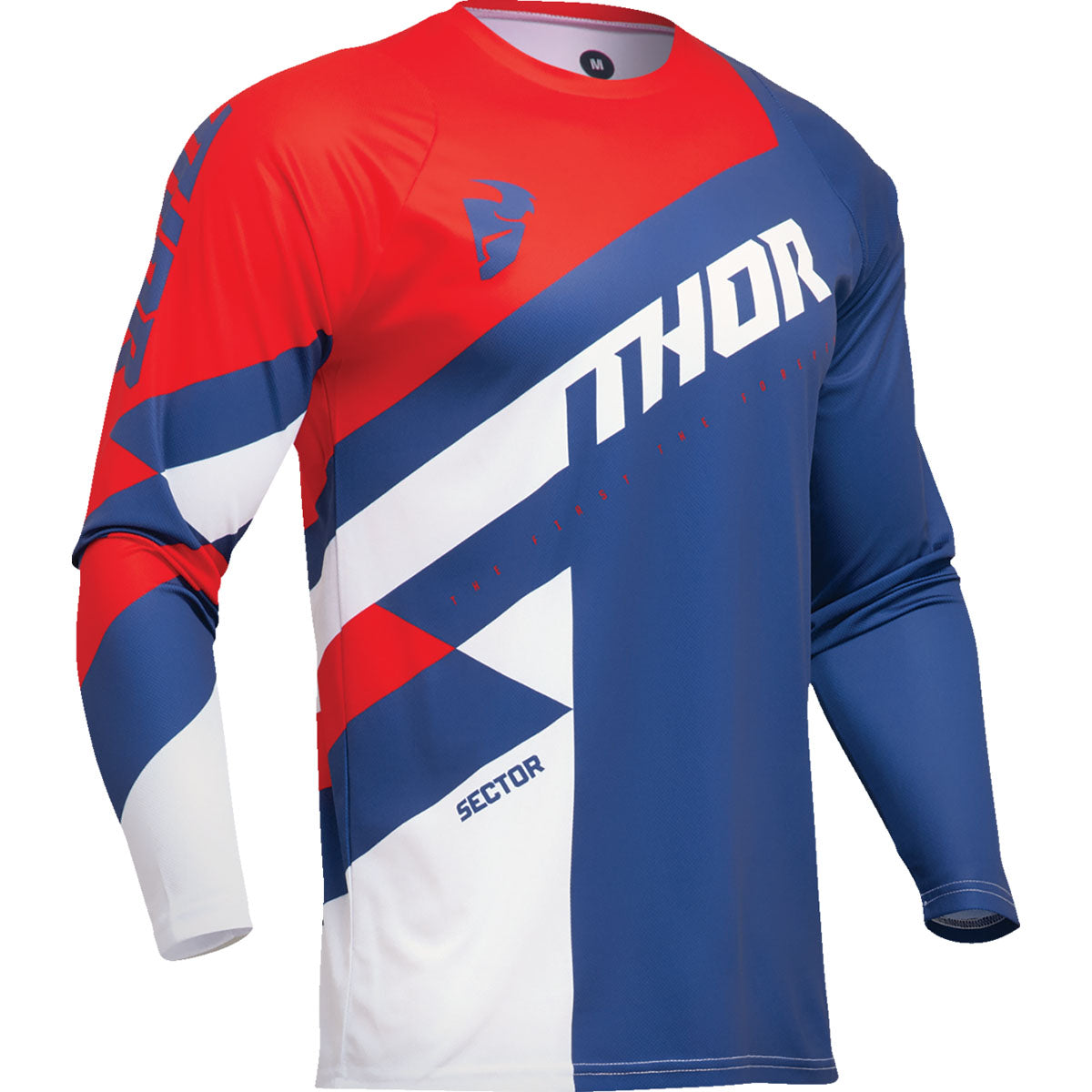 Thor Youth Sector Checker Jersey - Navy/Red