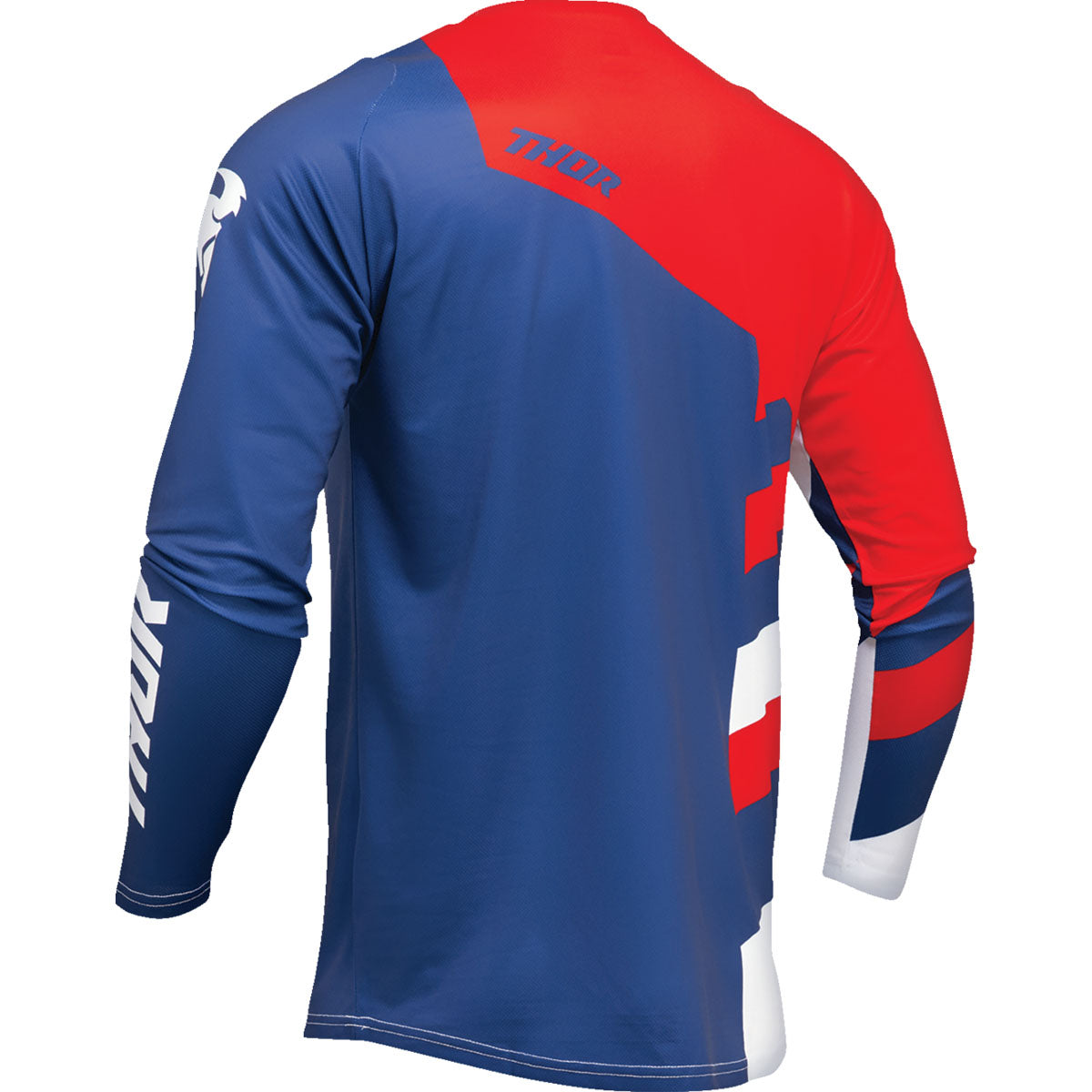 Thor Youth Sector Checker Jersey - Navy/Red