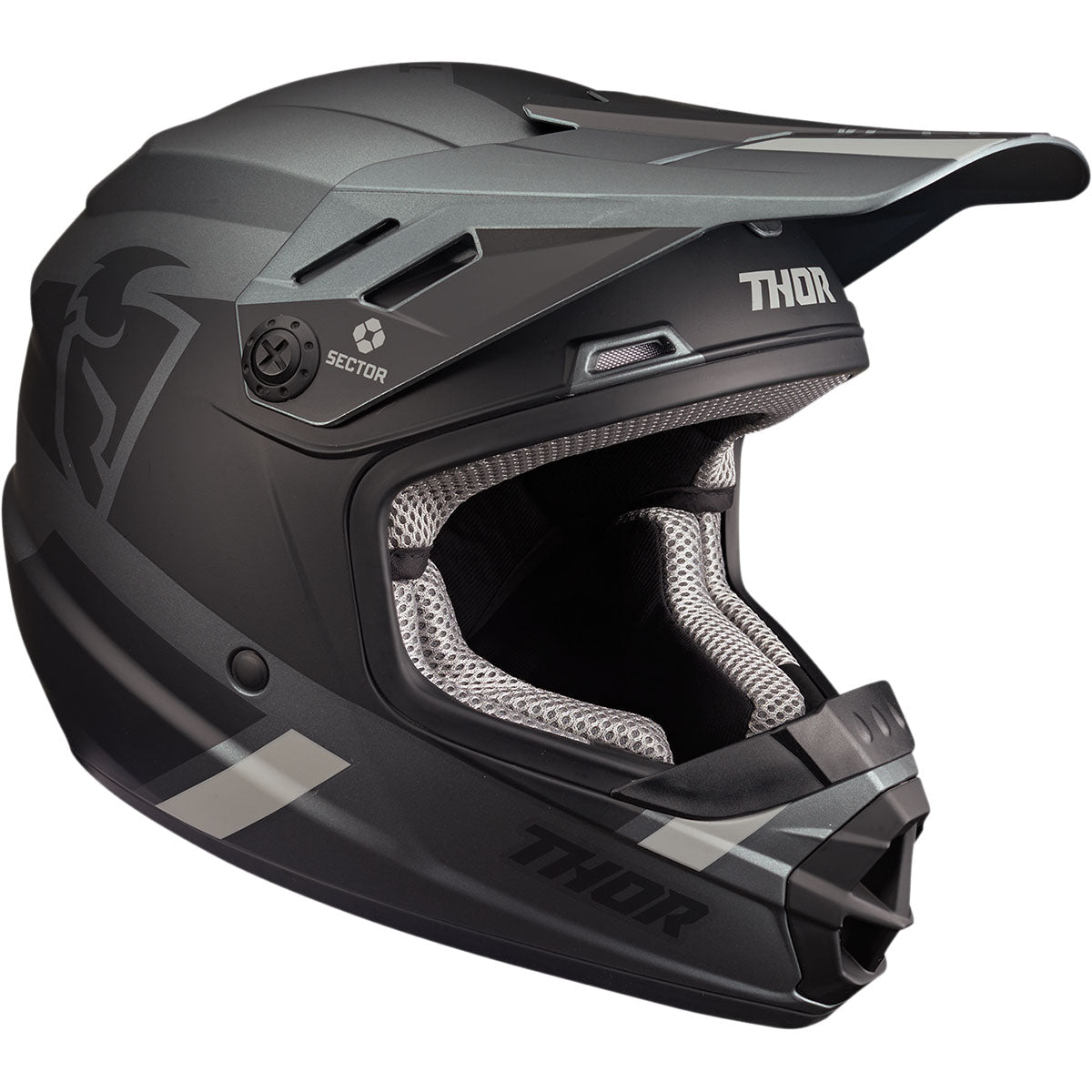 Thor Youth Sector MIPS Split Helmet CLOSEOUT - Charcoal/Black