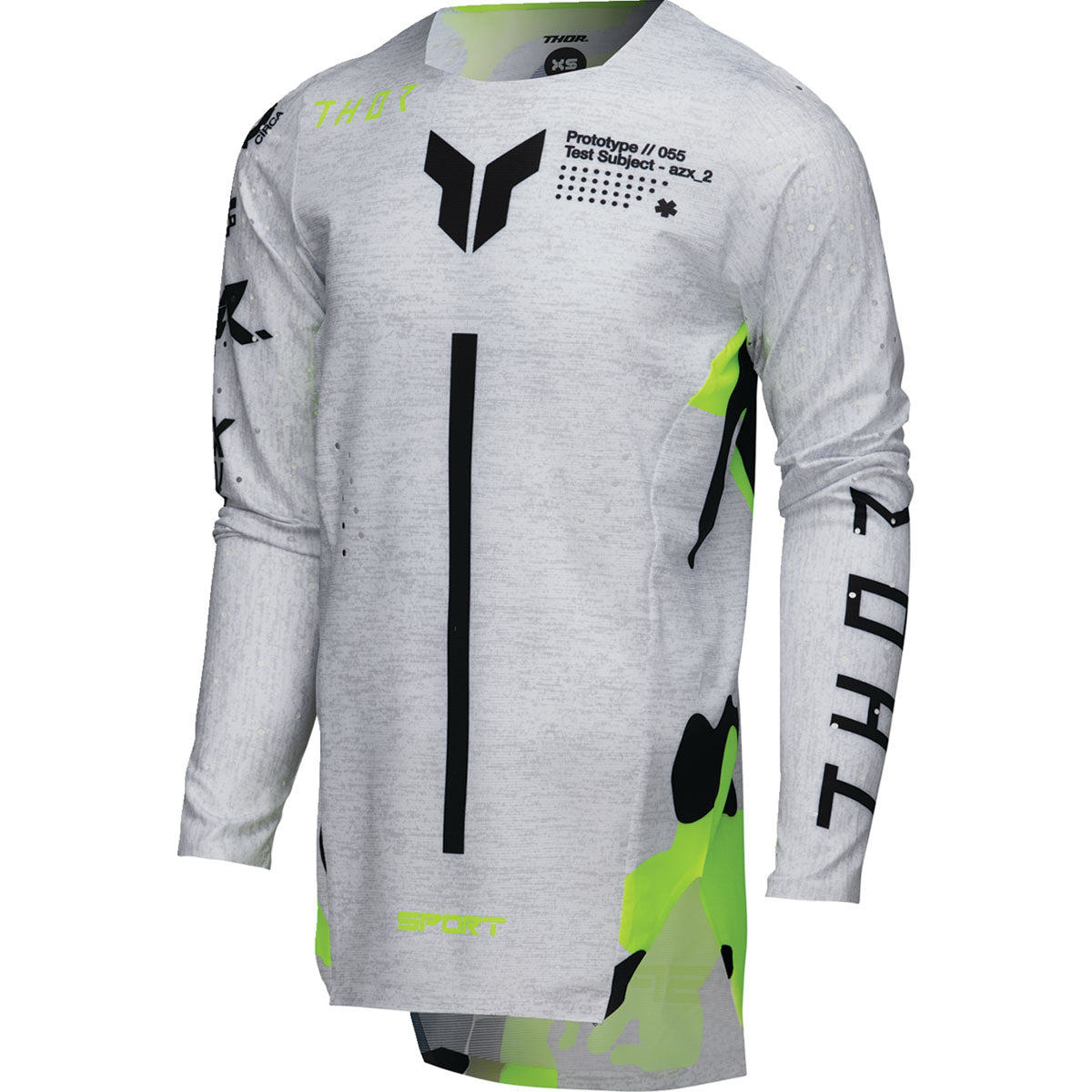 Thor Youth SPORTMODE Riot Jersey - White/Acid