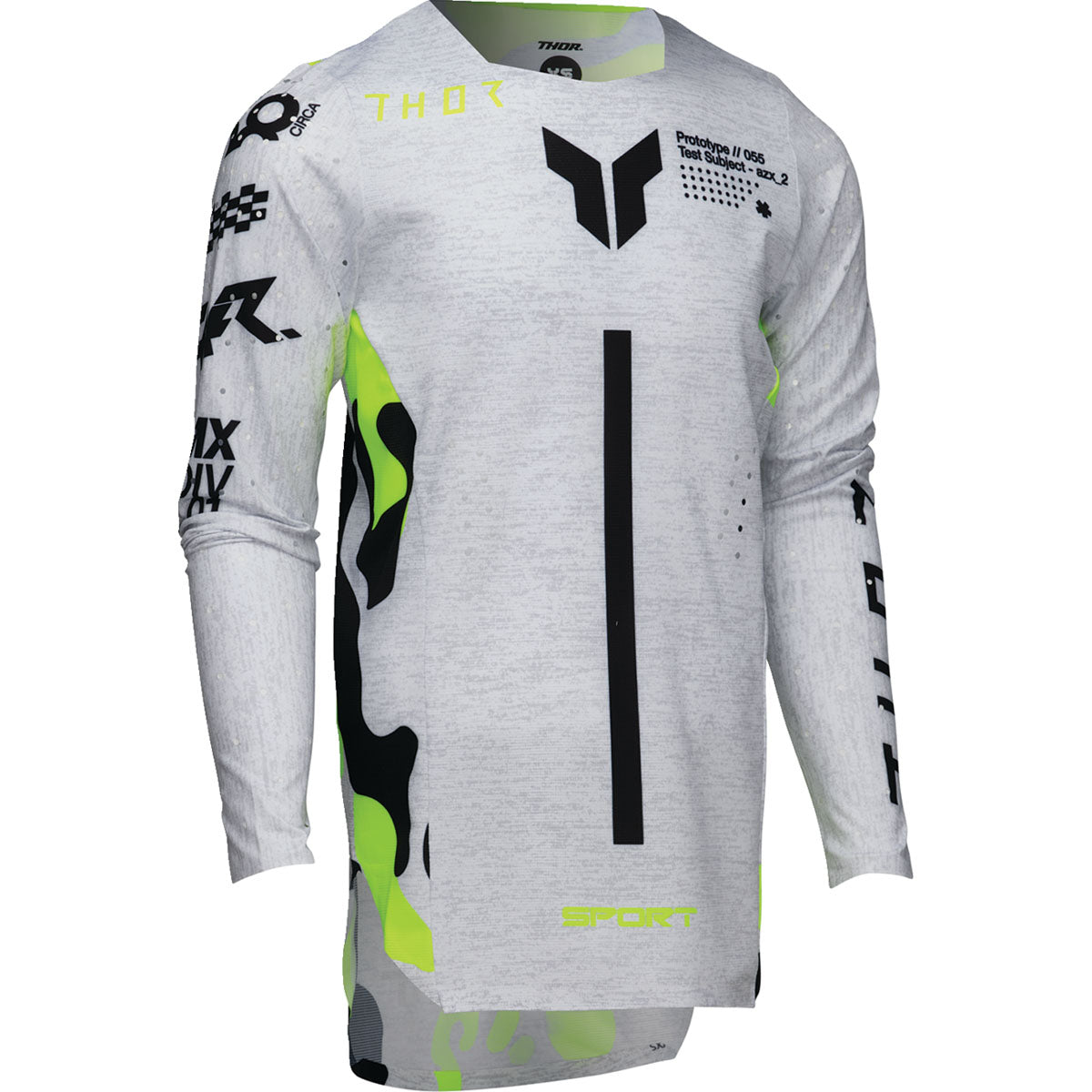 Thor Youth SPORTMODE Riot Jersey - White/Acid