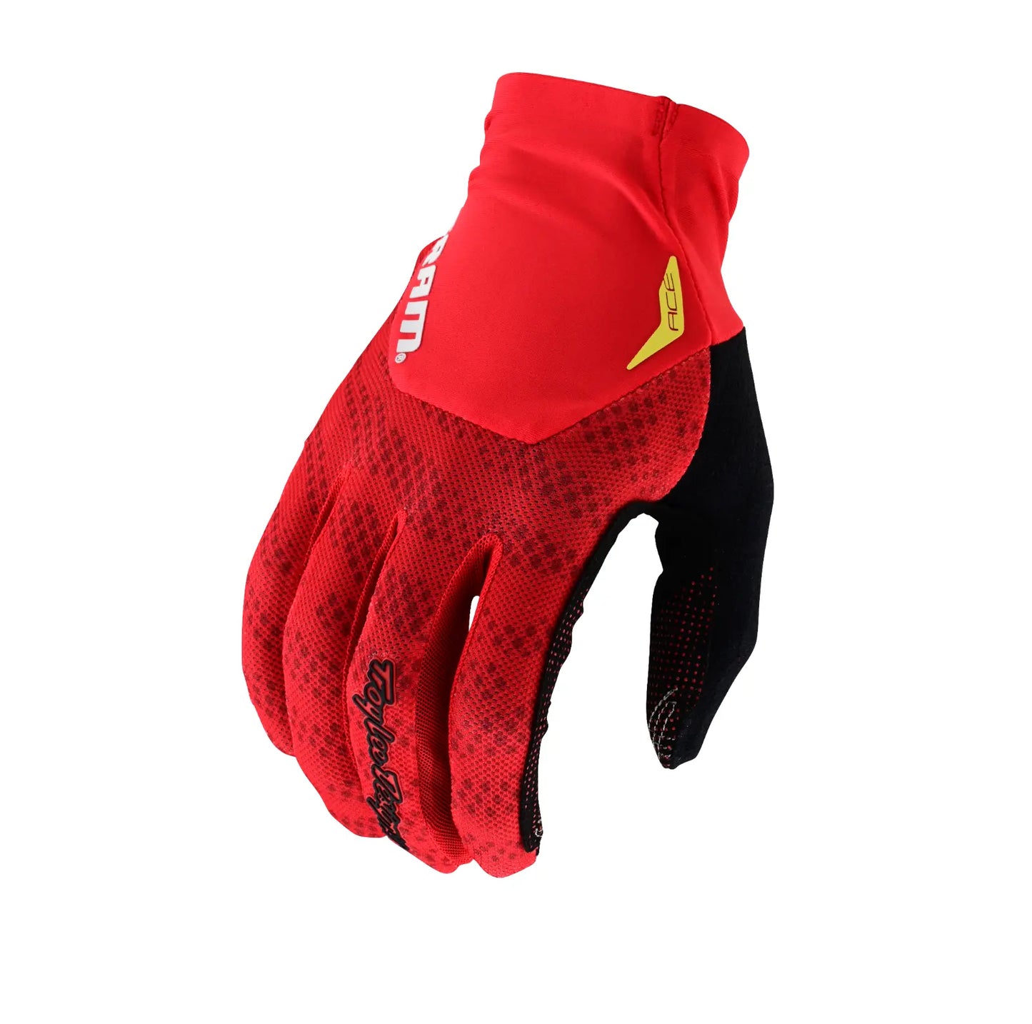 Troy Lee Designs Ace Gloves - Sram Shifted Fiery Red