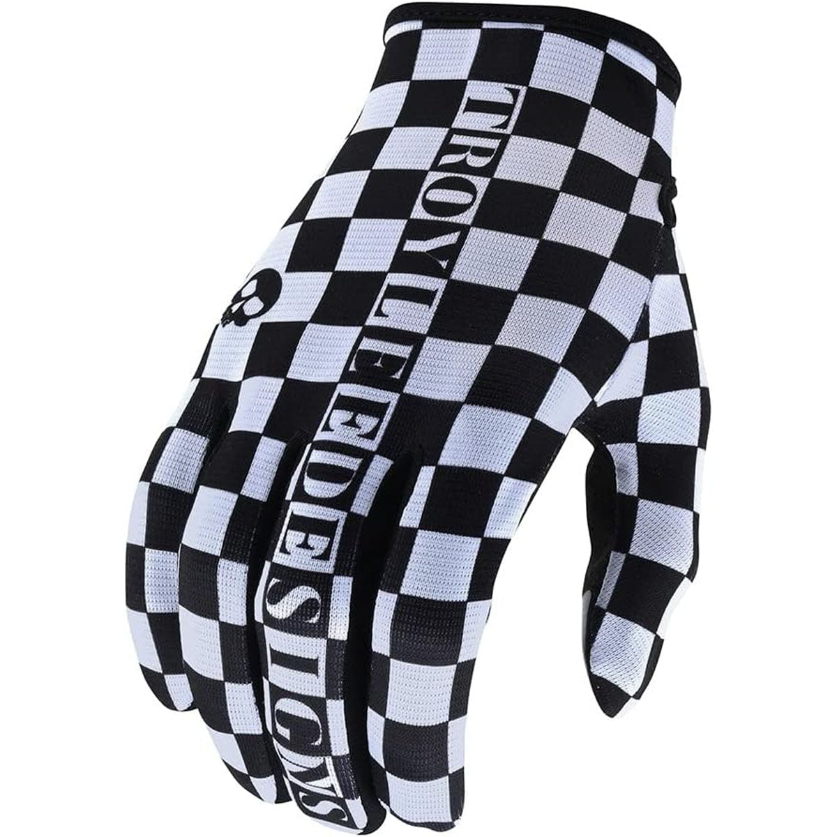 Troy Lee Designs Flowline Gloves CLOSEOUT - Checkers White / Black