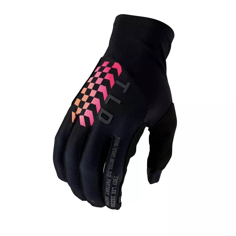 Troy Lee Designs Flowline Gloves - Flipped Black