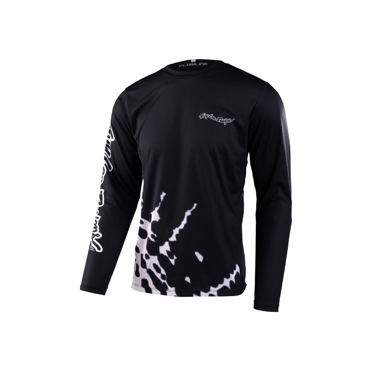 Troy Lee Designs Flowline Long Sleeve Jerseys CLOSEOUT - Big Spin Black