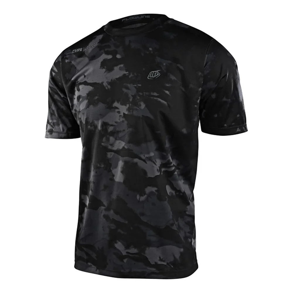 Troy Lee Designs Flowline Short Sleeve Jerseys CLOSEOUT - Covert Black