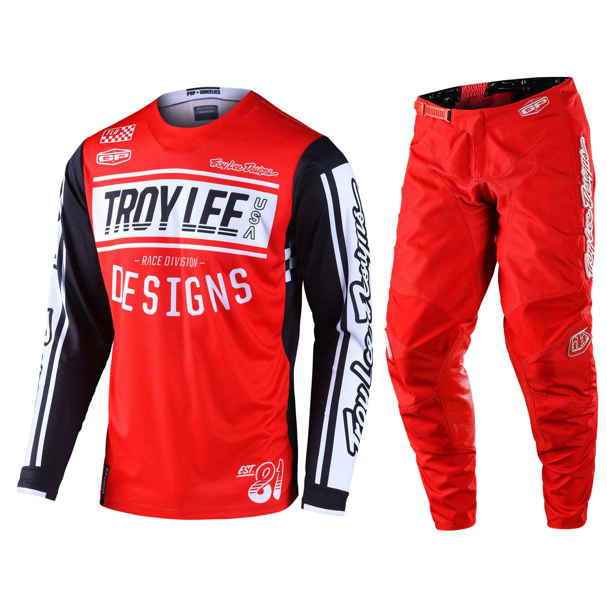 Troy Lee Designs GP Race 81 Gear Set - Red