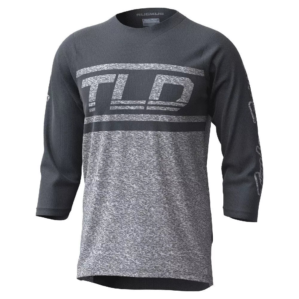 Troy Lee Designs Ruckus Jerseys CLOSEOUT - Bars Gray / Gray Heather