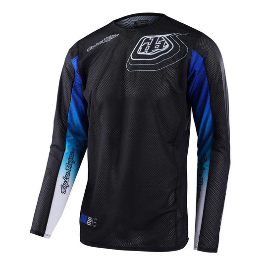 Troy Lee Designs Se Pro Air Jersey - Richter CLOSEOUT - Black/Blue