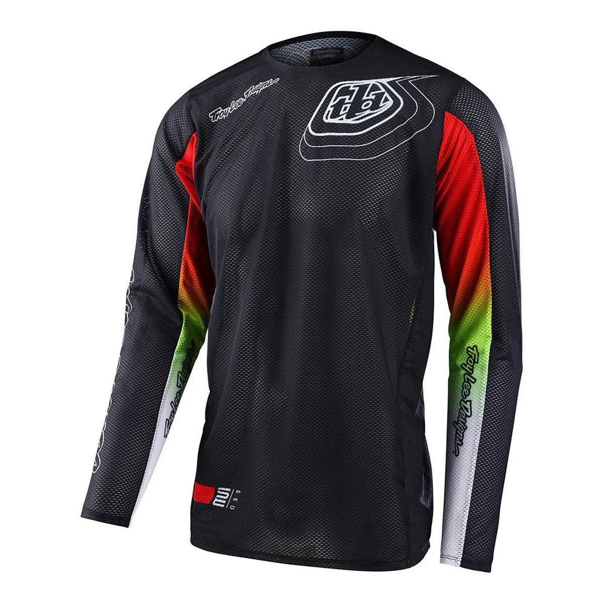 Troy Lee Designs Se Pro Air Jersey - Richter CLOSEOUT - Black/Fire