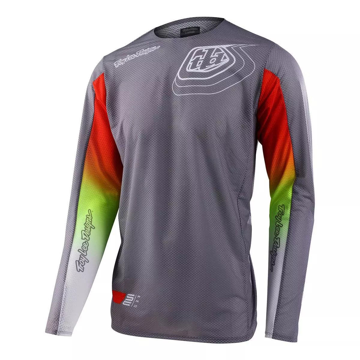 Troy Lee Designs Se Pro Air Jersey - Richter CLOSEOUT - Silver/Fire