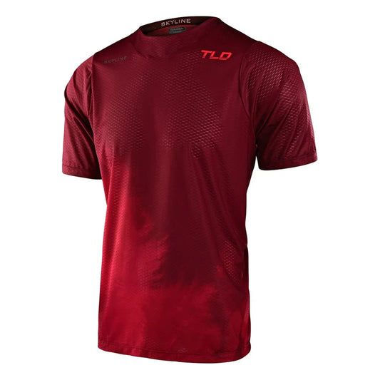 Troy Lee Designs Skyline Air Short Sleeve Jerseys CLOSEOUT - Fades Wine